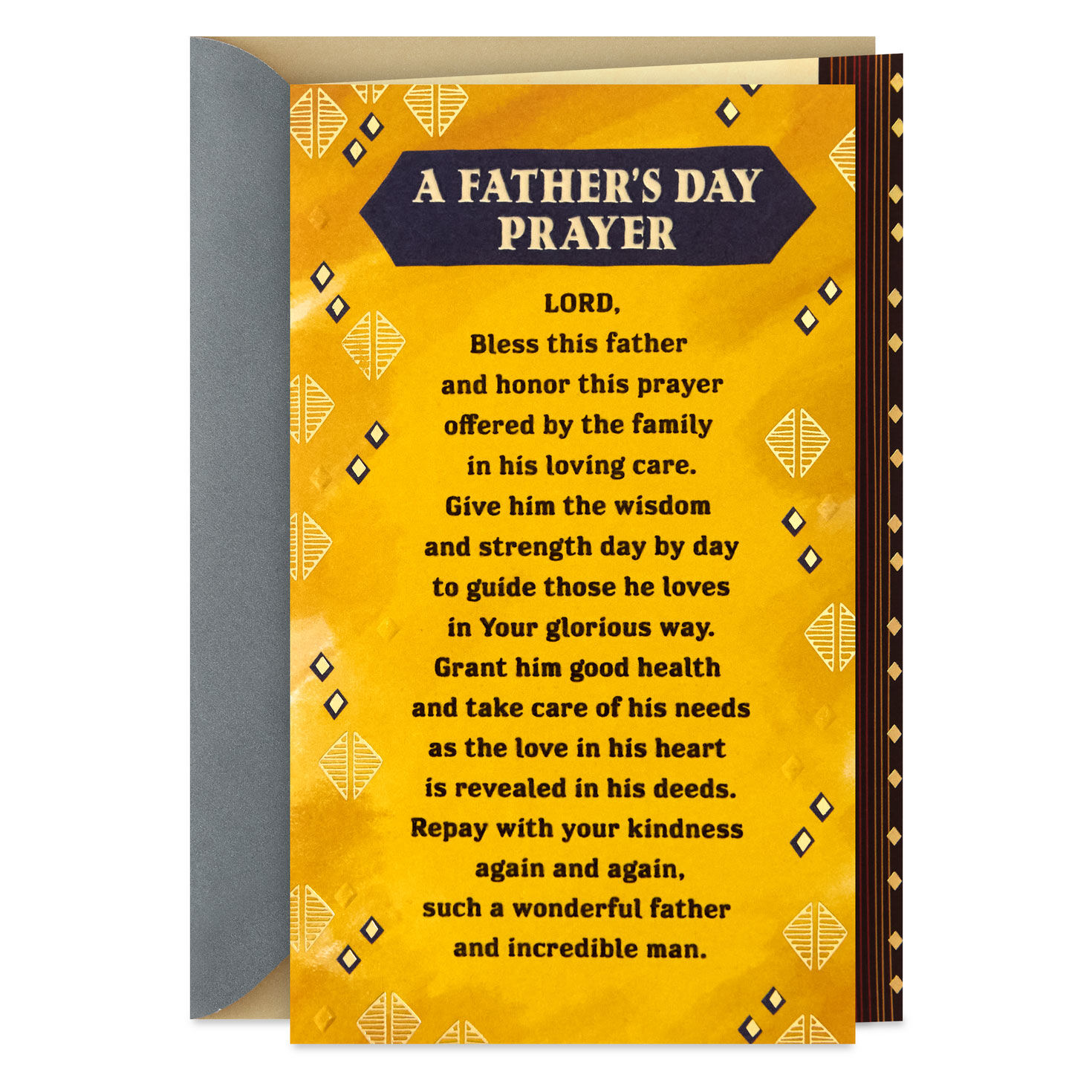A Special Prayer Father's Day Card for Dad