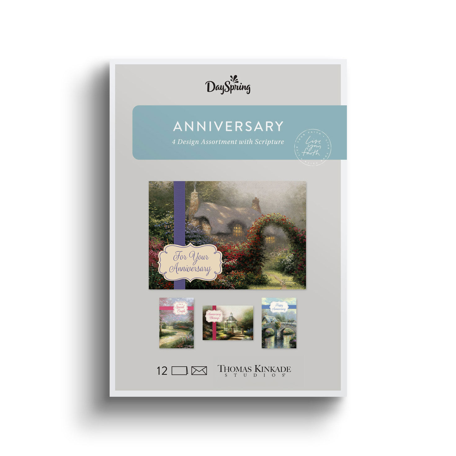 Kinkade DaySpring Anniversary Cards Assortment package front image number 2