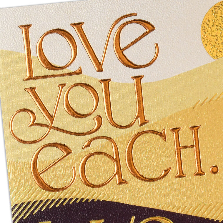 Love You Each, Love You Together Anniversary Card, , large image number 4