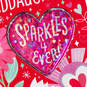 Sparkles Forever Granddaughter Valentine's Day Card With Sticker, , large image number 4