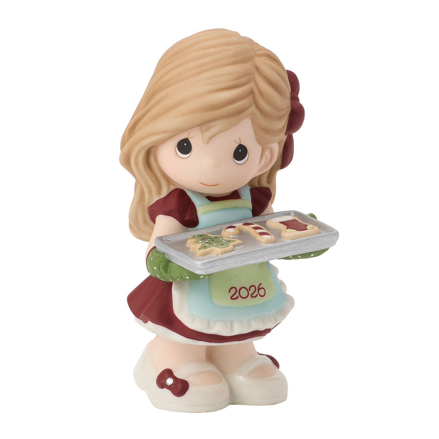 Precious Moments Baking Sweet Memories Girl 2026 Porcelain Figurine, 4.75"