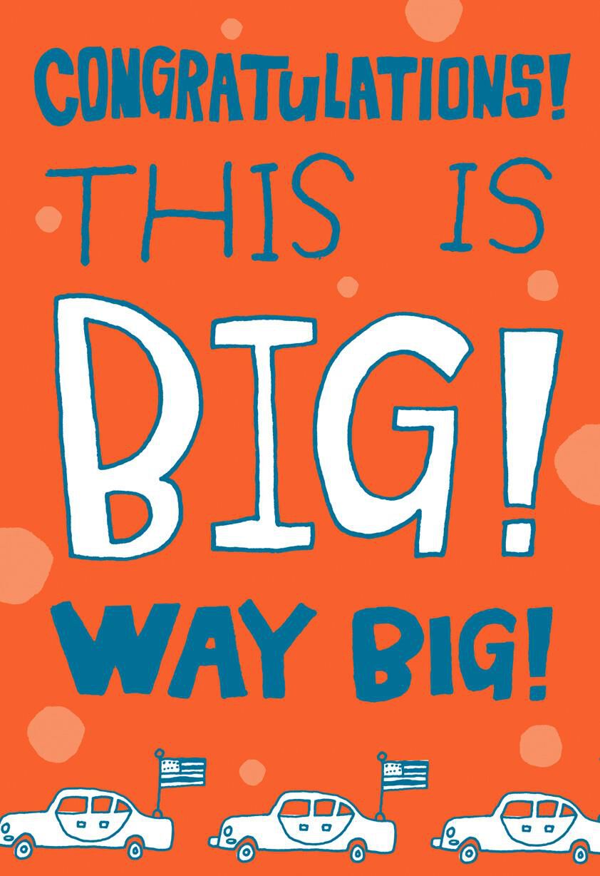 Way Big! Congratulations Card
