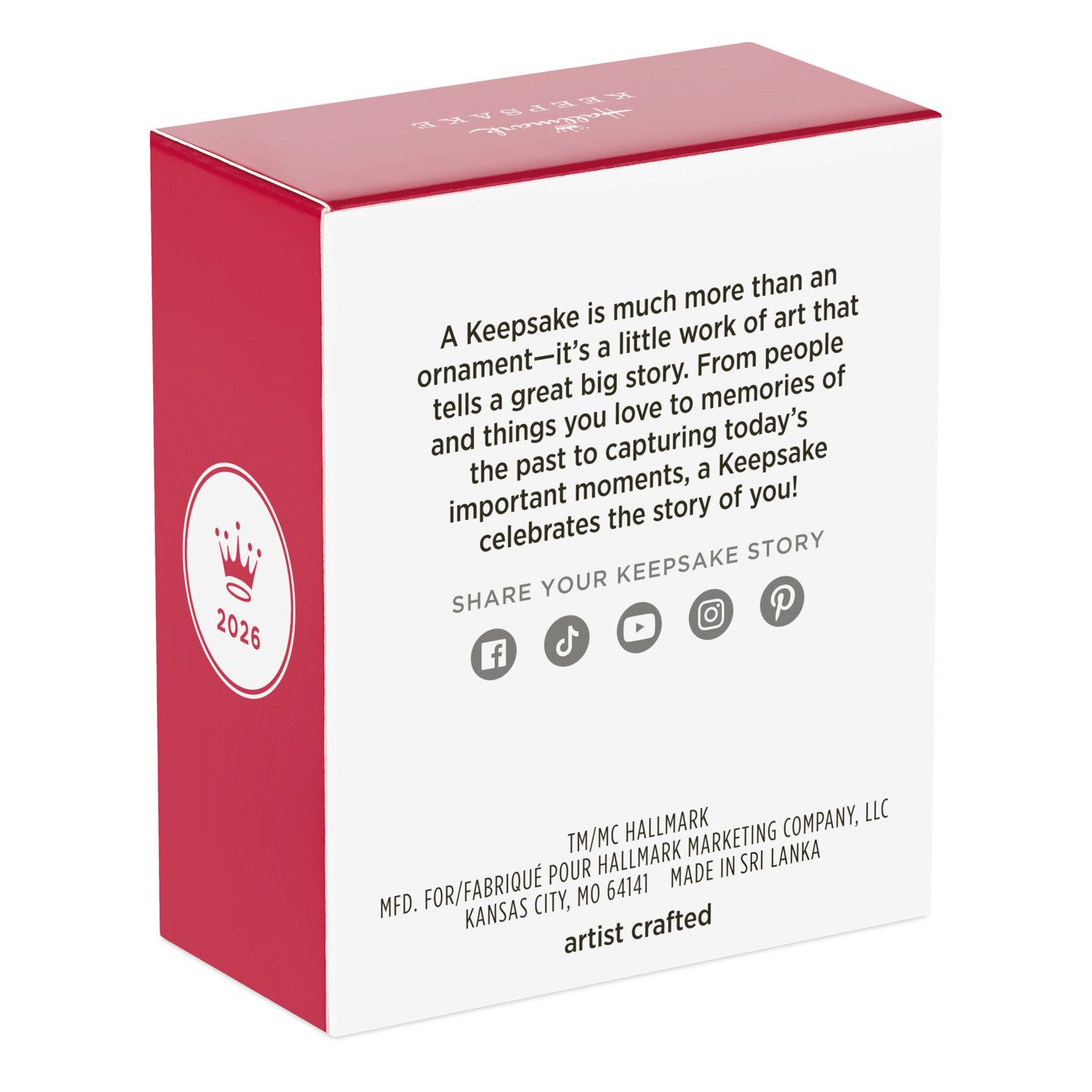 Grinch Max the Dog With Antler Keepsake Ornament Package back image number 8