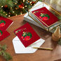 Flower Ornament Red and Green Boxed Christmas Cards  image number 7