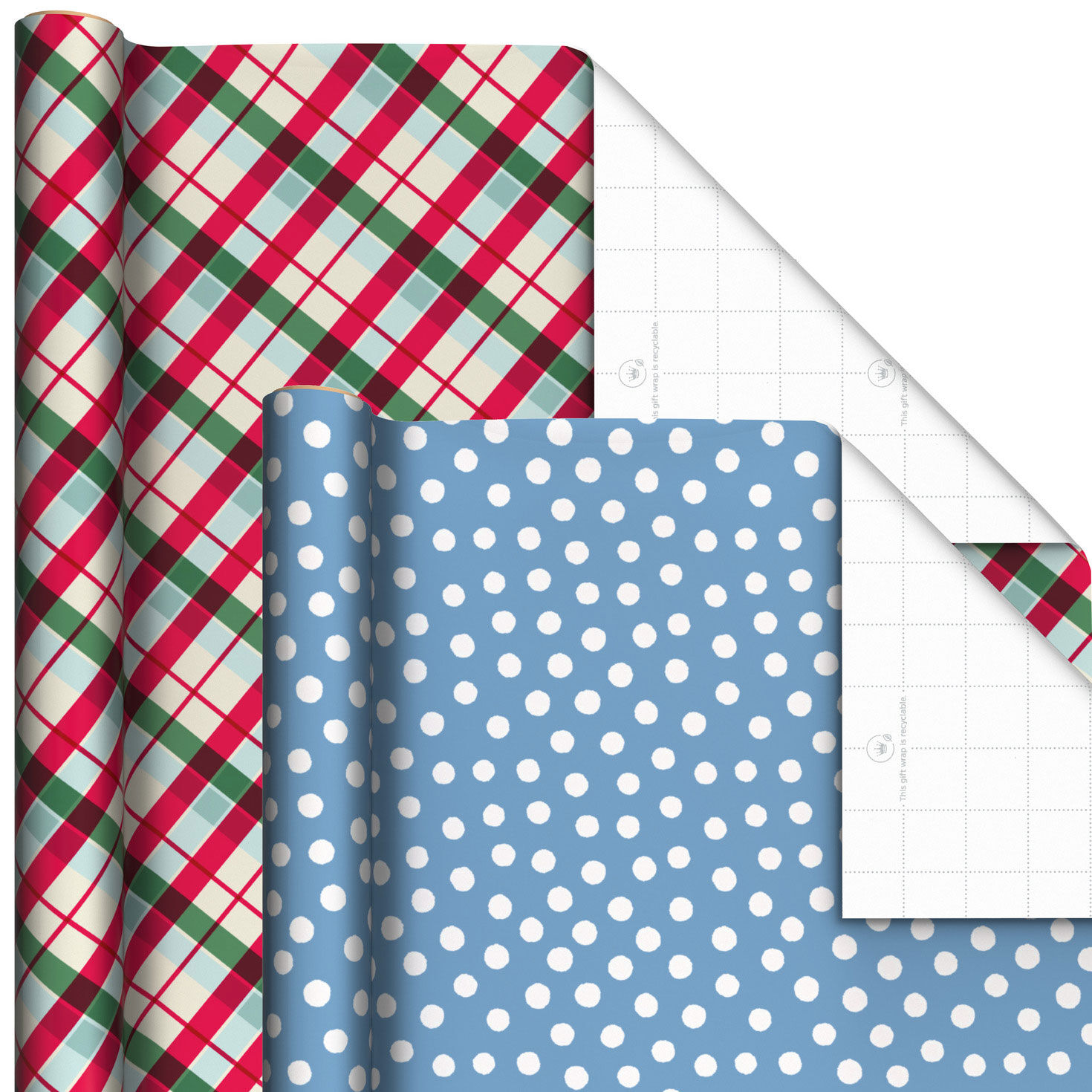 Colorful Christmas 6-Pack Wrapping Paper  image number 6
