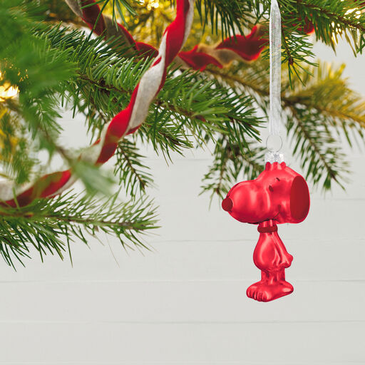 The Peanuts® Gang Snoopy Glass Ornaments, Set of 6, 