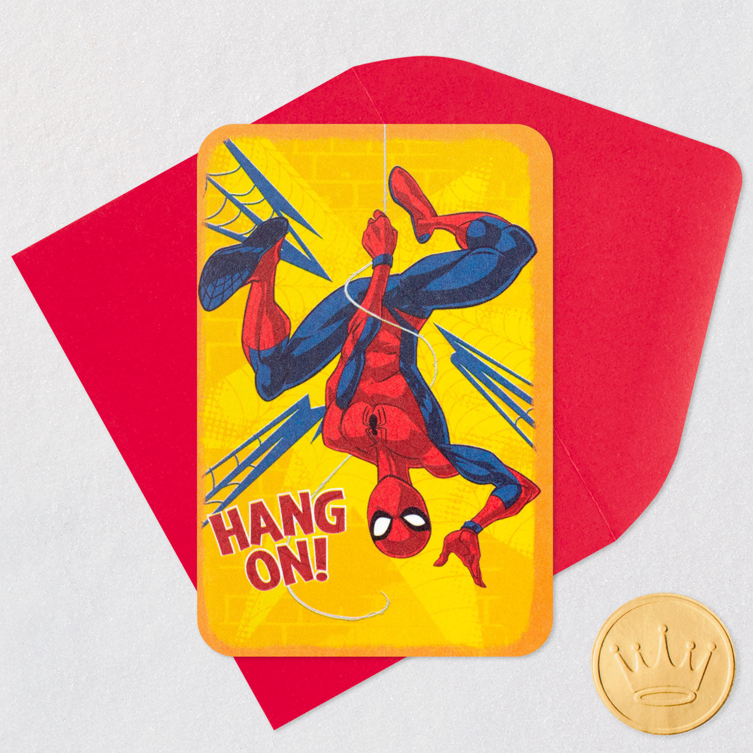 3.25" Mini Marvel Spider-Man Hang On Encouragement Card for only USD 1.99 | Hallmark