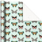 Butterflies on Mint Wrapping Paper, 20 sq. ft., , large image number 1