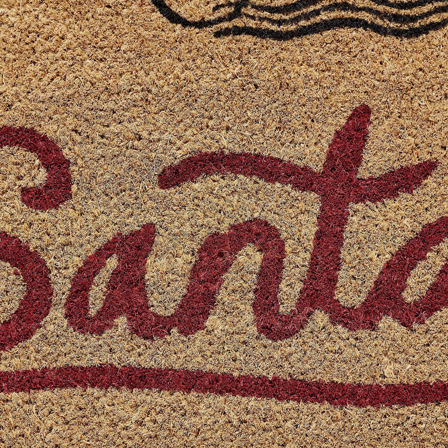Hallmark Santa Letter Coir Doormat - 18x30 upclose view image number 3