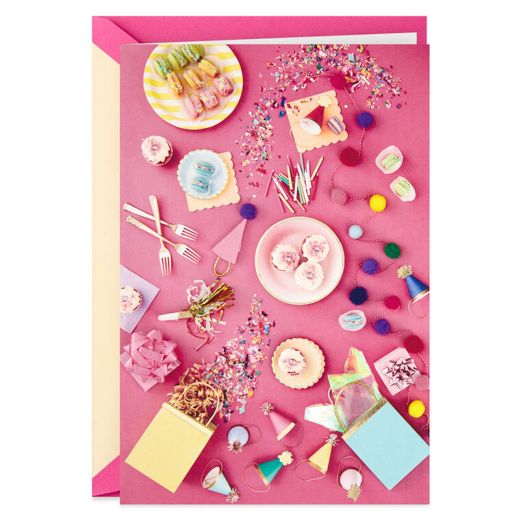 Celebrated and Surrounded by Love Birthday Card