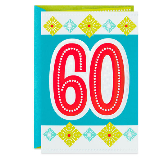 Celebrating You 60th Birthday Card, 