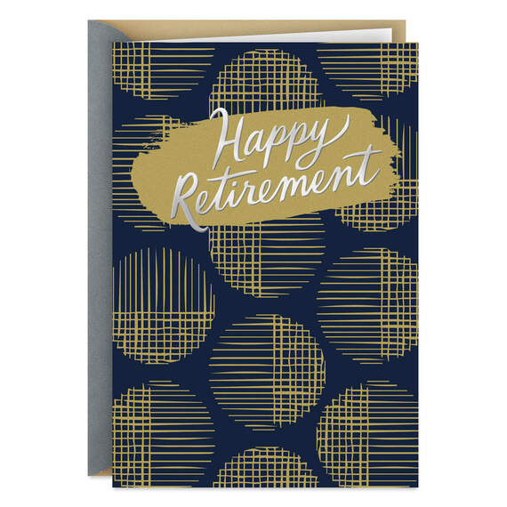 Happy Wishes for Your New Chapter Retirement Card