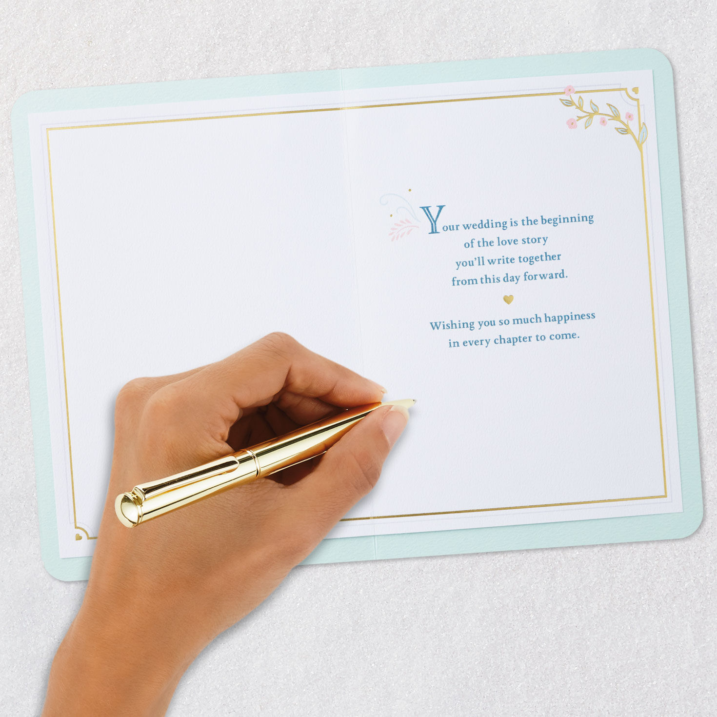 Fairy Tale Book Wedding Card for Couple Signing card image number 6