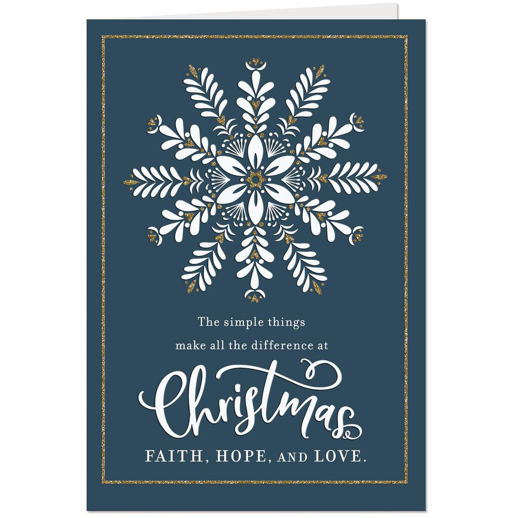 Faith Hope And Love Religious Christmas Card Faith Hope And Love Religious Christmas Card