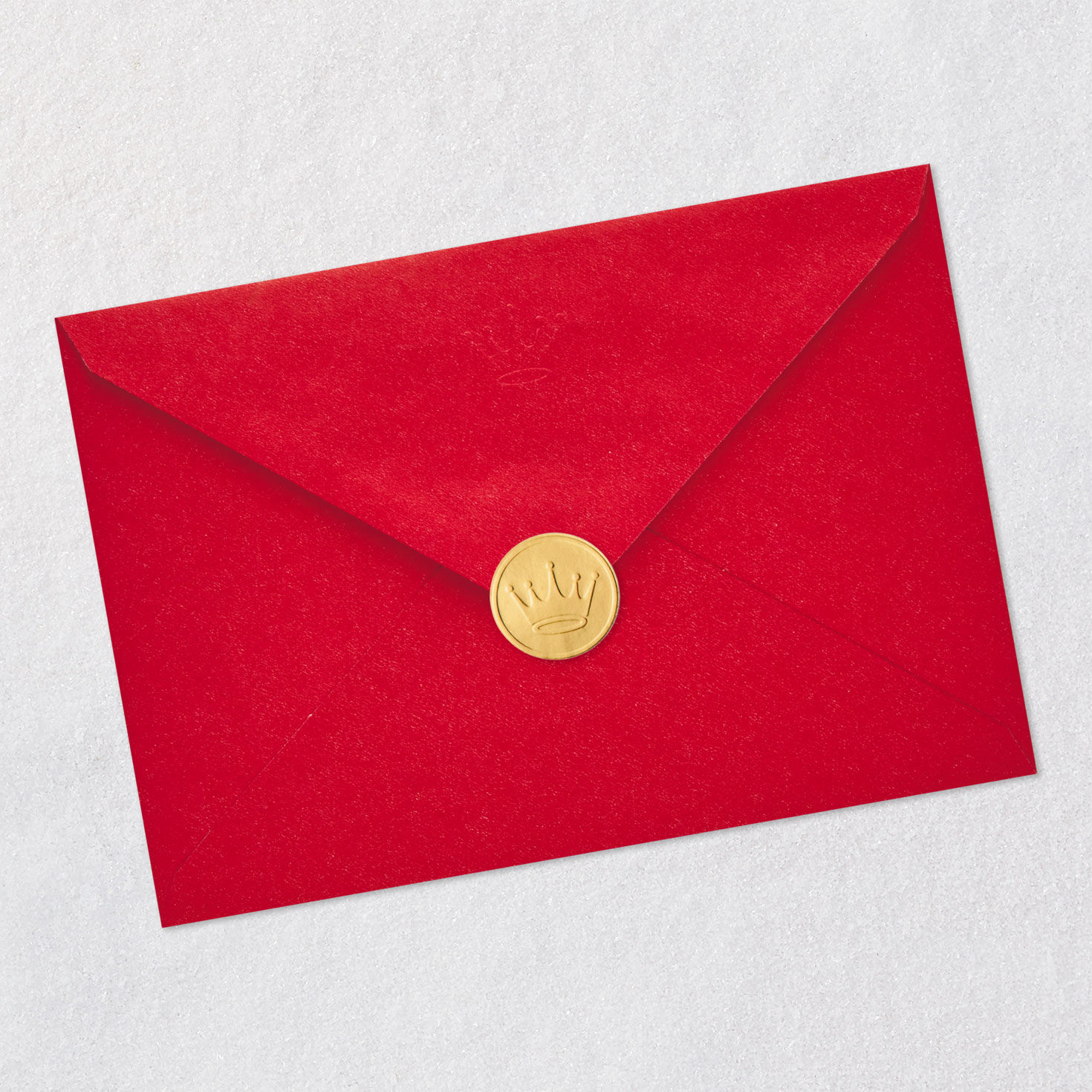 Holiday Hoop Wreath Grandma Christmas Card Envelope Back with Seal image number 8