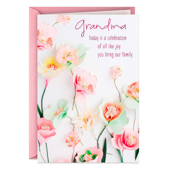 You Bring Our Family Joy Mother's Day Card for Grandma, , large image number 1