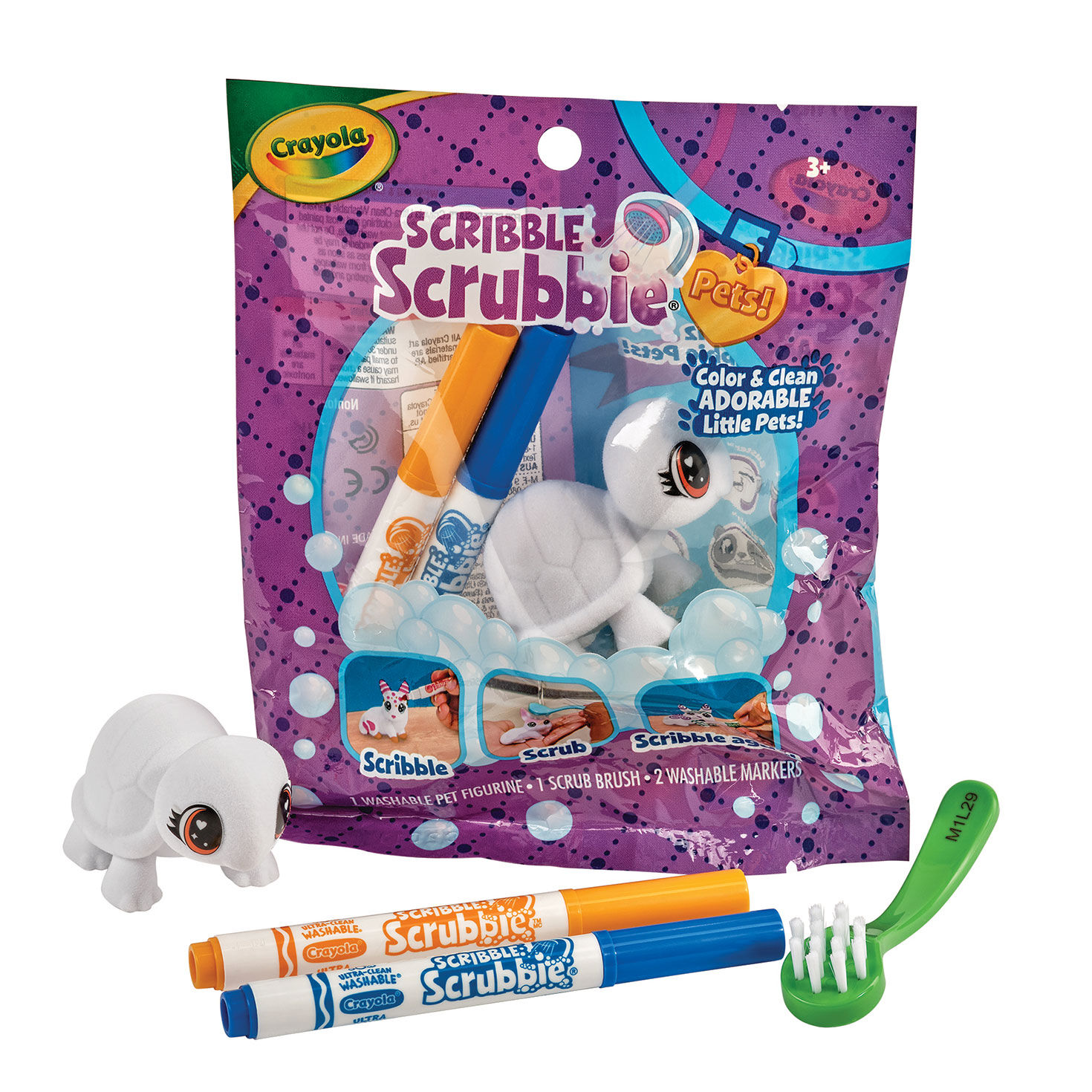 Crayola Scribble Scrubbie New Pets Coloring Set, , large image number 2