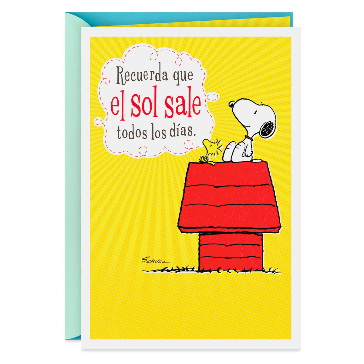 Peanuts® Snoopy SpanishLanguage Encouragement Card Greeting Cards