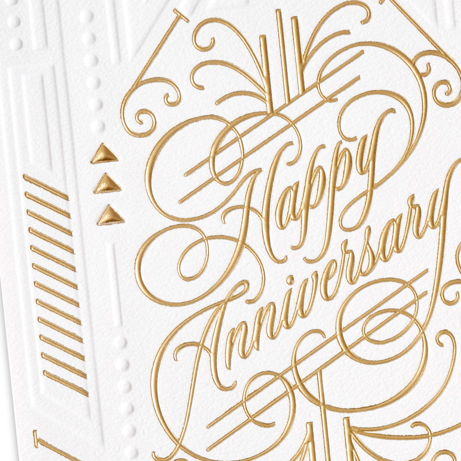 To Life and Love Art Deco Anniversary Card Card Front Detail image number 4