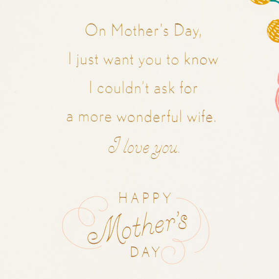 Amazing Wife and Incredible Mom Mother's Day Card, , large image number 2