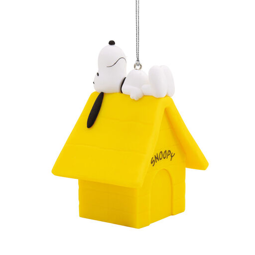 Peanuts® Snoopy on Yellow Doghouse Hallmark Ornament, 