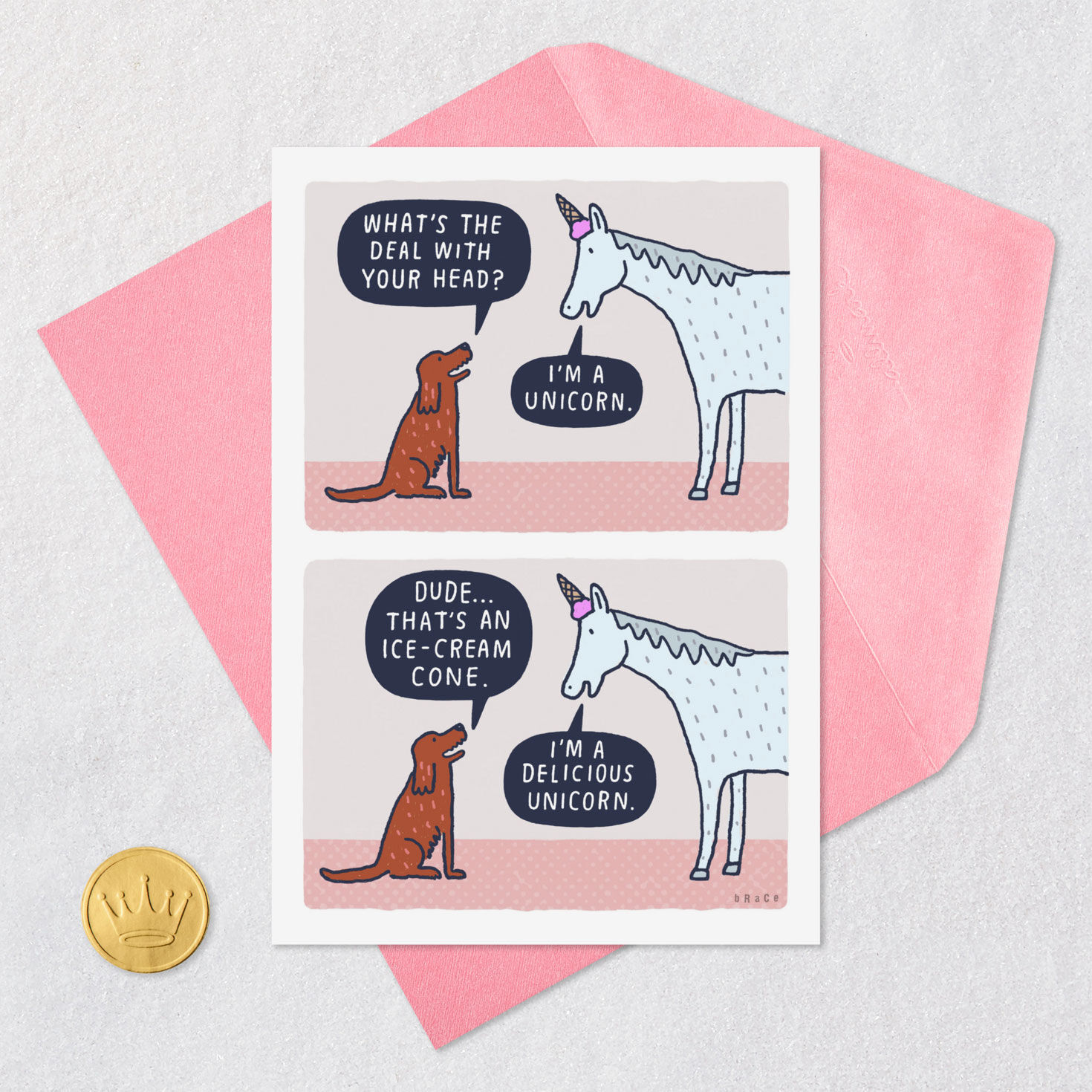 Magical and Delicious Unicorn Funny Birthday Card, , large image number 5