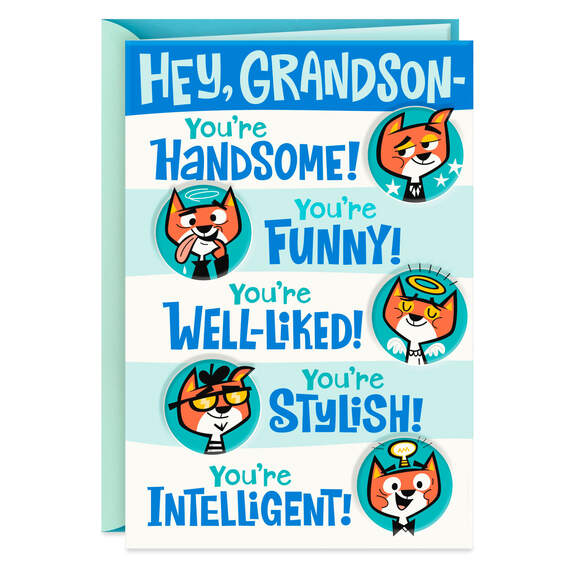 Family Tradition Funny Graduation Card for Grandson, , large image number 1