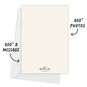 Garland Border Personalized Holiday Photo Card Card back with Envelope indicating personalization image number 3