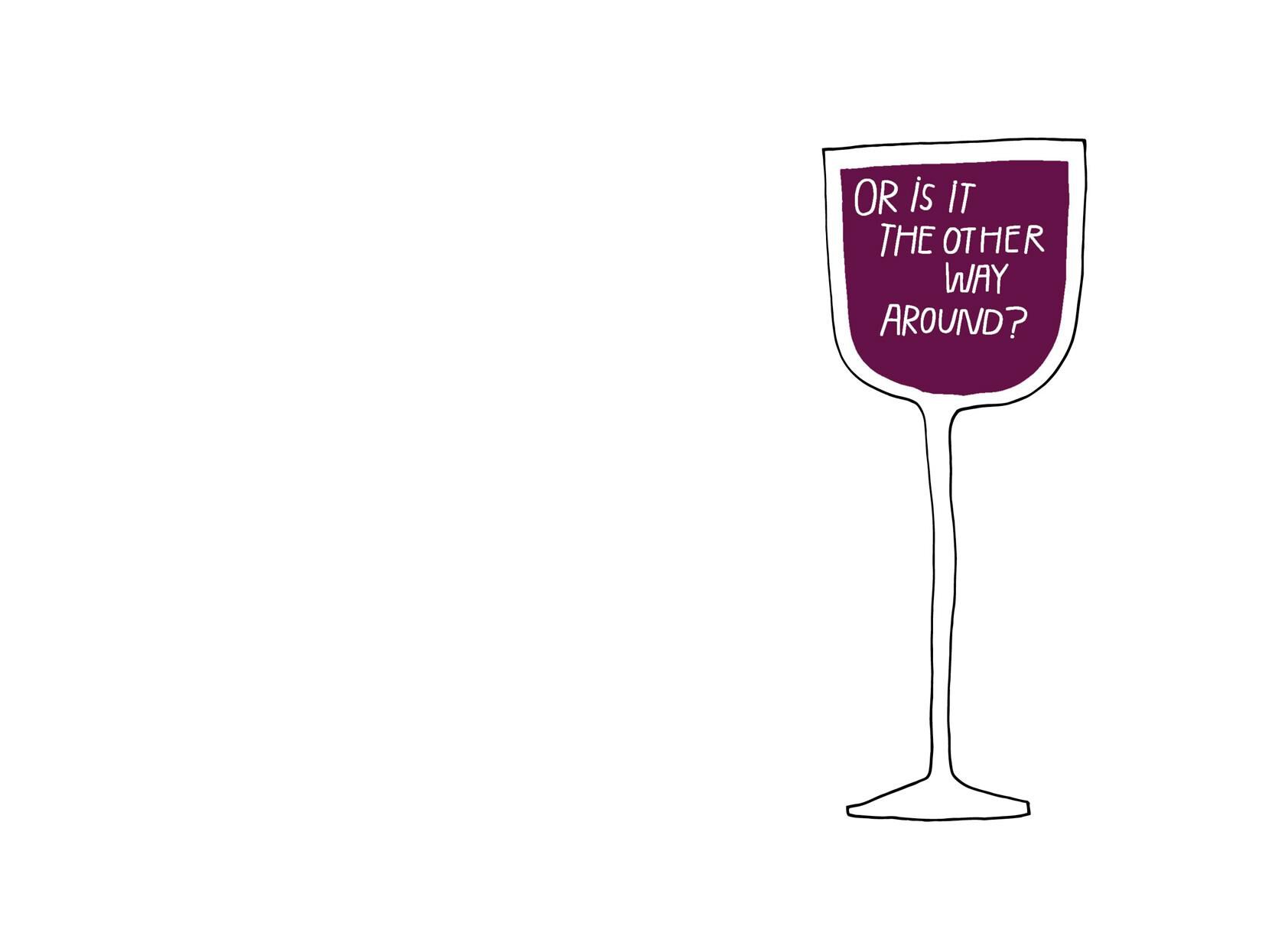 Attitude or Alcohol? Funny Birthday Card