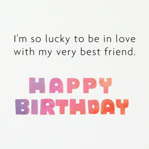 In Love With My Best Friend Birthday Card, 