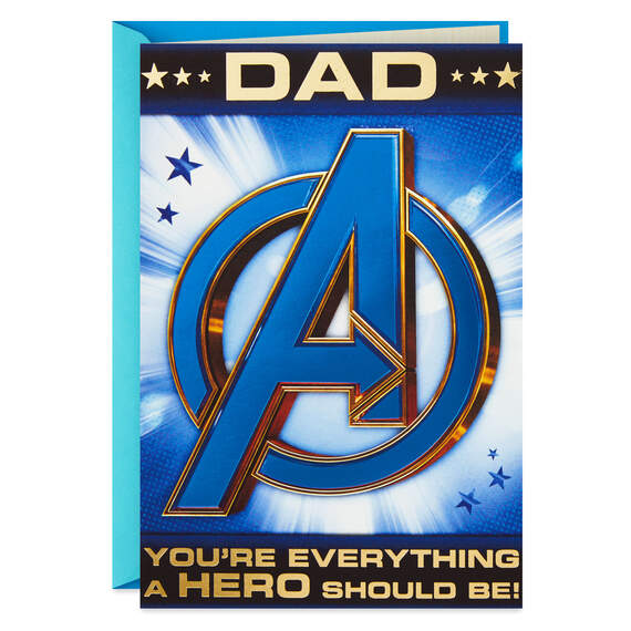 Marvel Avengers Great Adventure Father's Day Card for Dad, , large image number 1