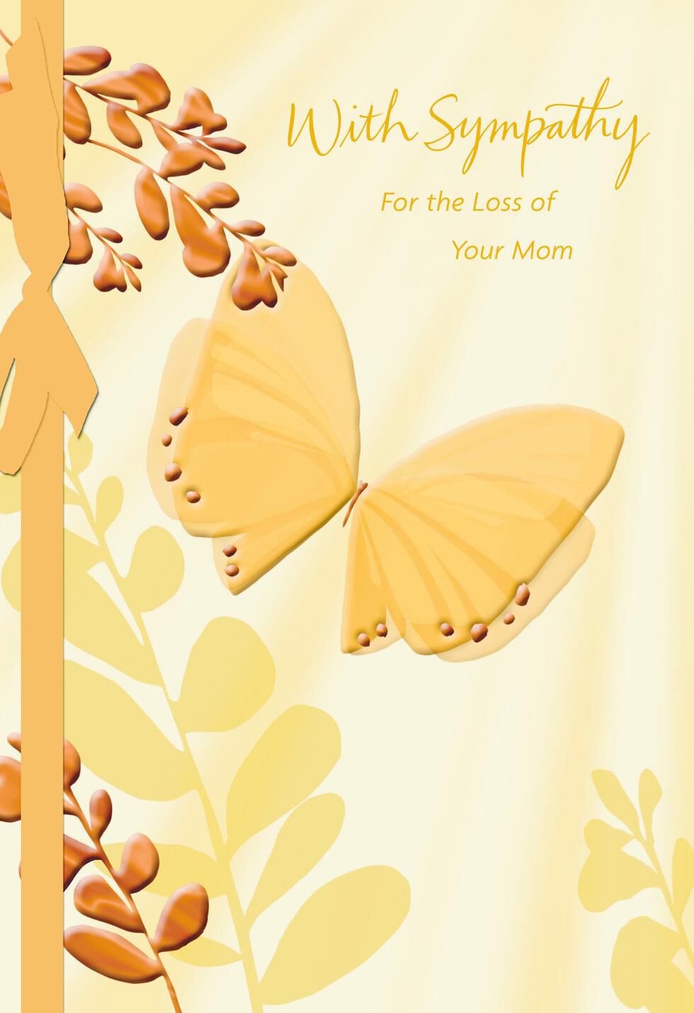 Comforted by Memories Religious Sympathy Card for Loss of Mother