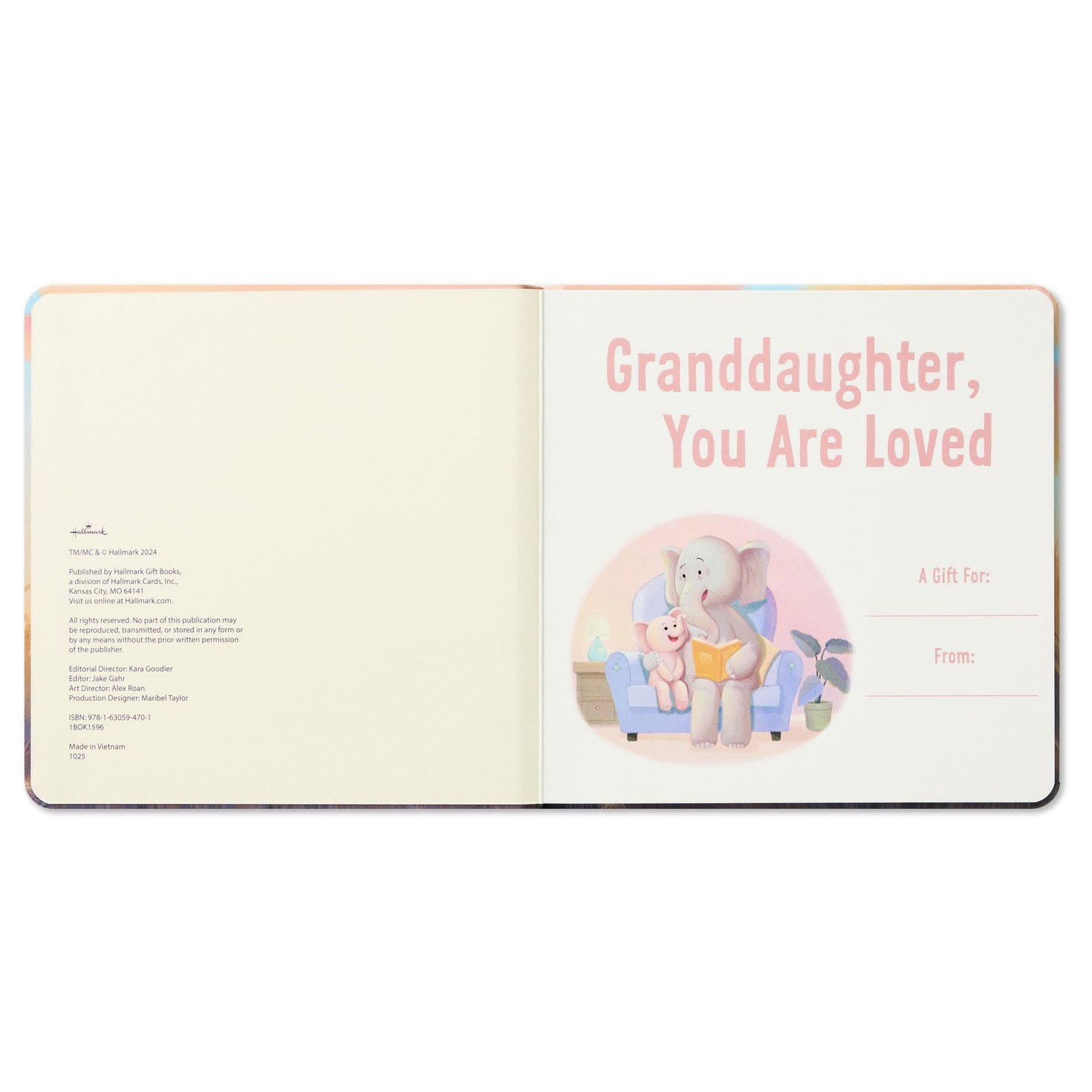 Granddaughter You Are Loved Board Book for Baby inside spread image number 3