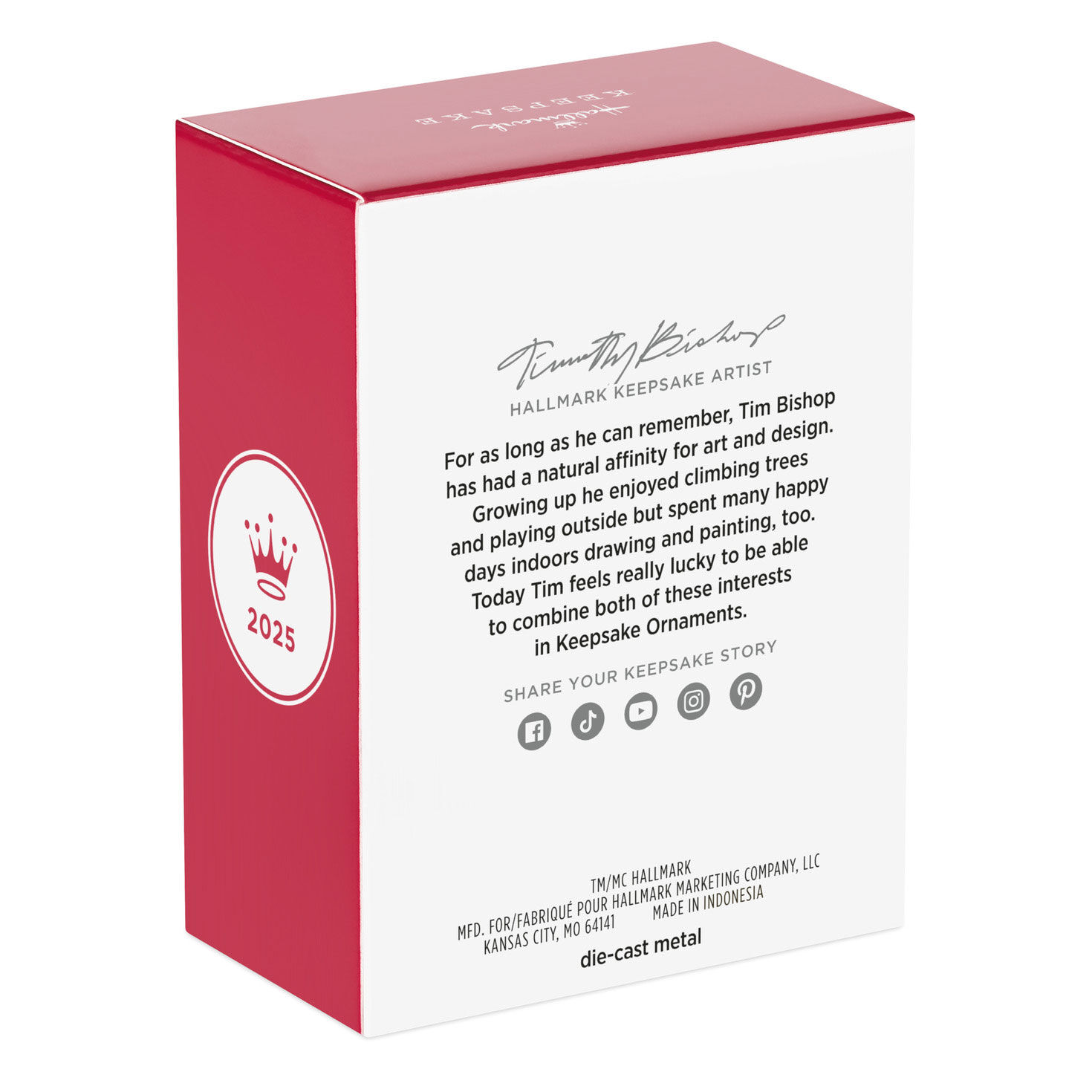 Silver Nissan Sports Care Keepsake Ornament package back image number 8