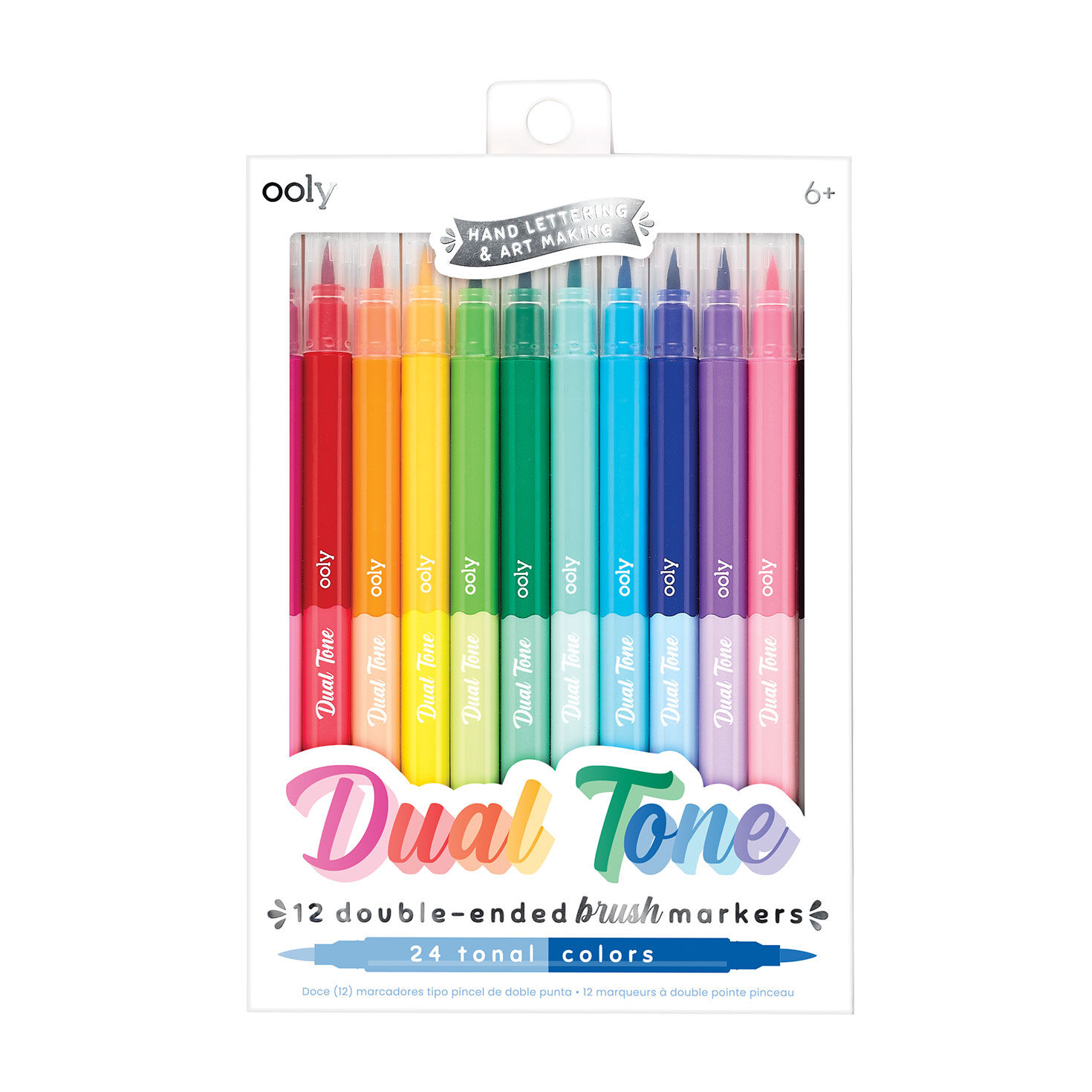 Ooly Dual Tone Double-Ended Brush Markers, 12-count for only USD 19.99 | Hallmark