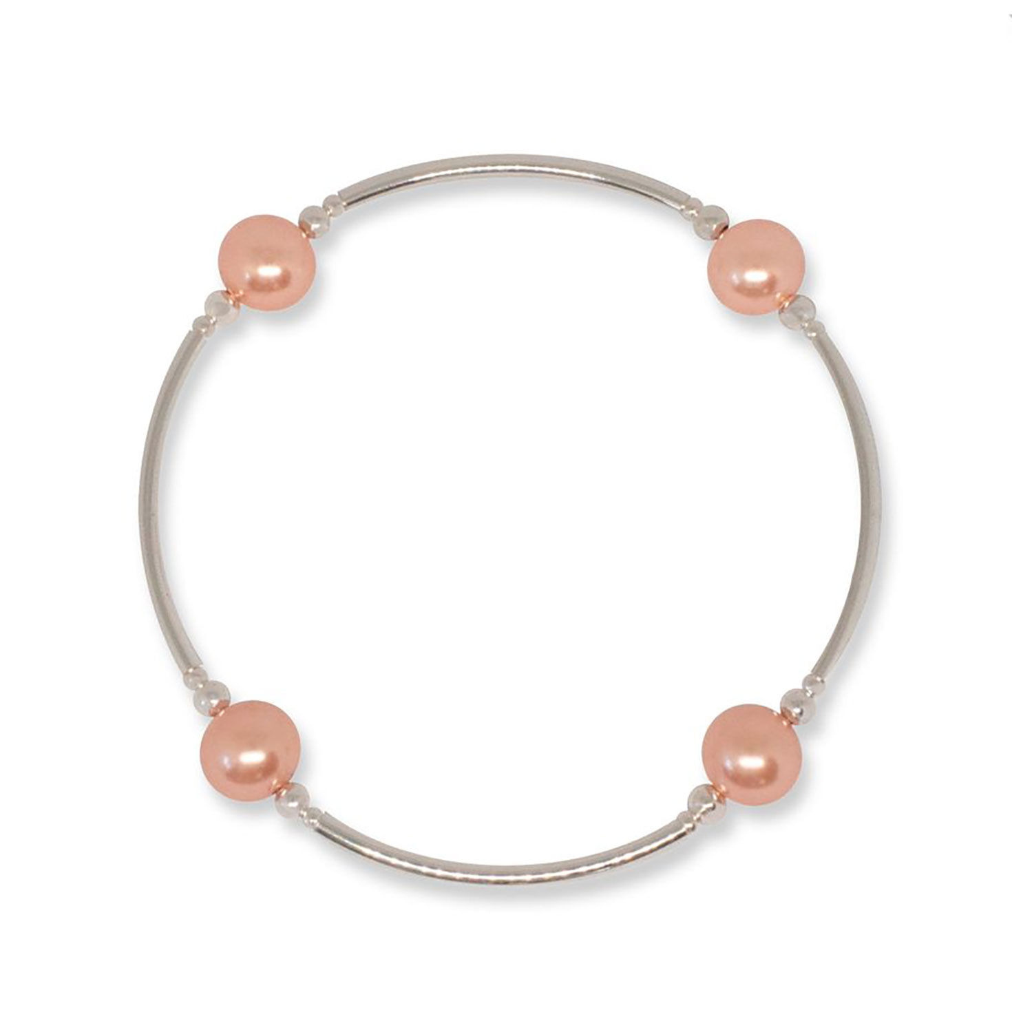 Made As Intended Peach Pearl Blessing Bracelet