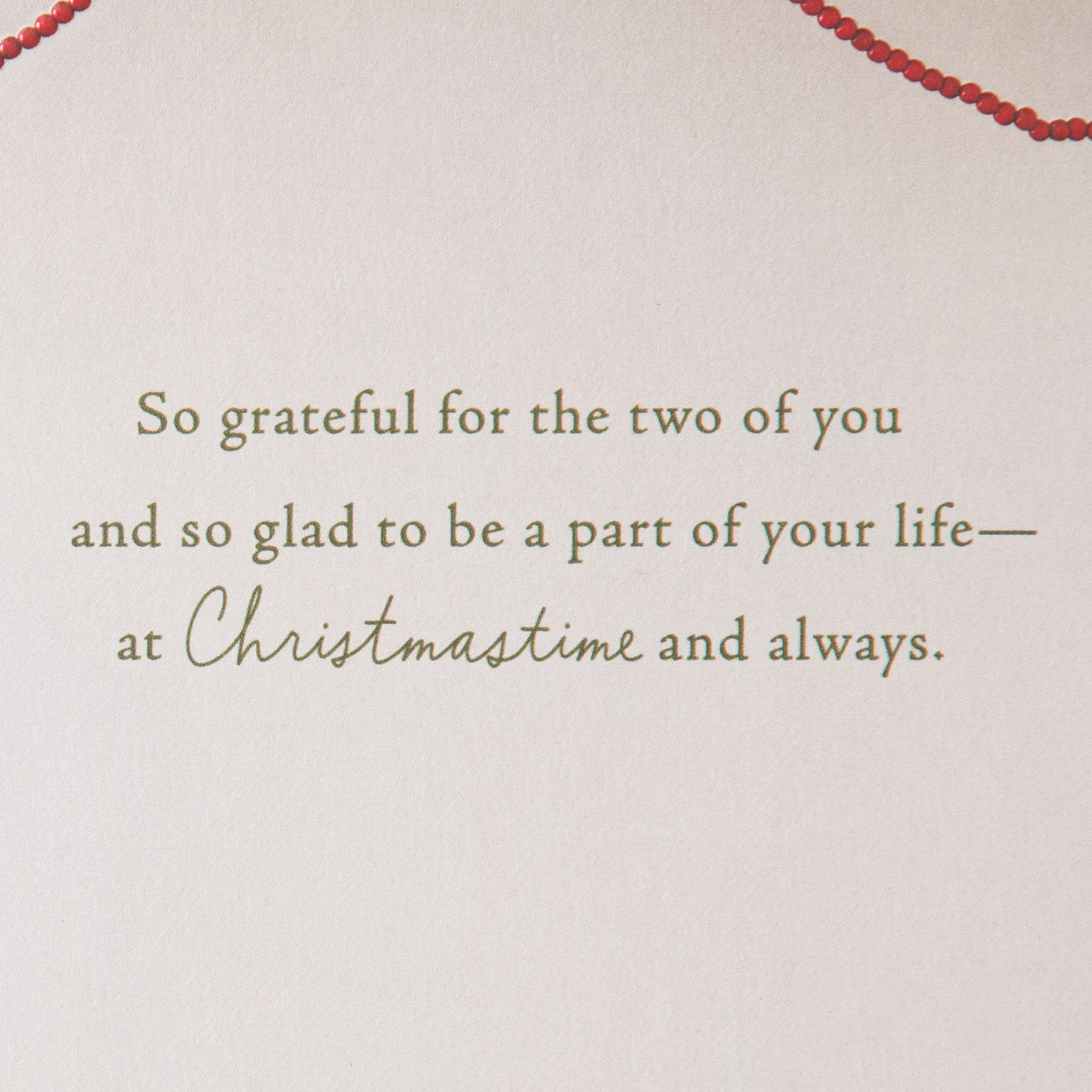So Grateful for You Christmas Card for Grandson and Wife, , large image number 3