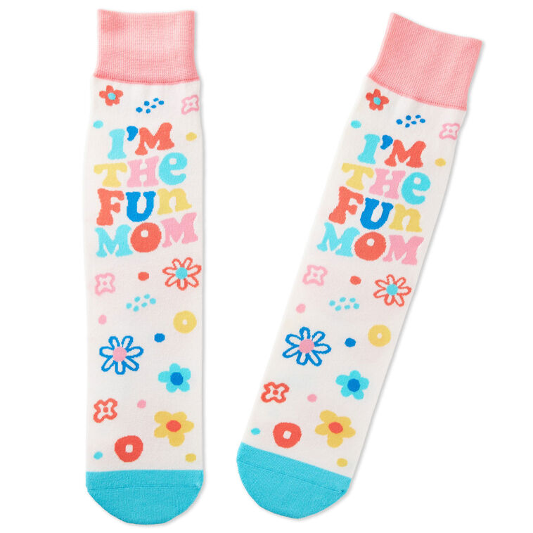 I'm the Fun Mom Novelty Crew Socks