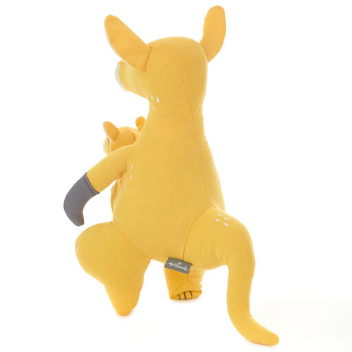 Kangaroo and Baby Joey Stuffed Animal and Rattle Set, 