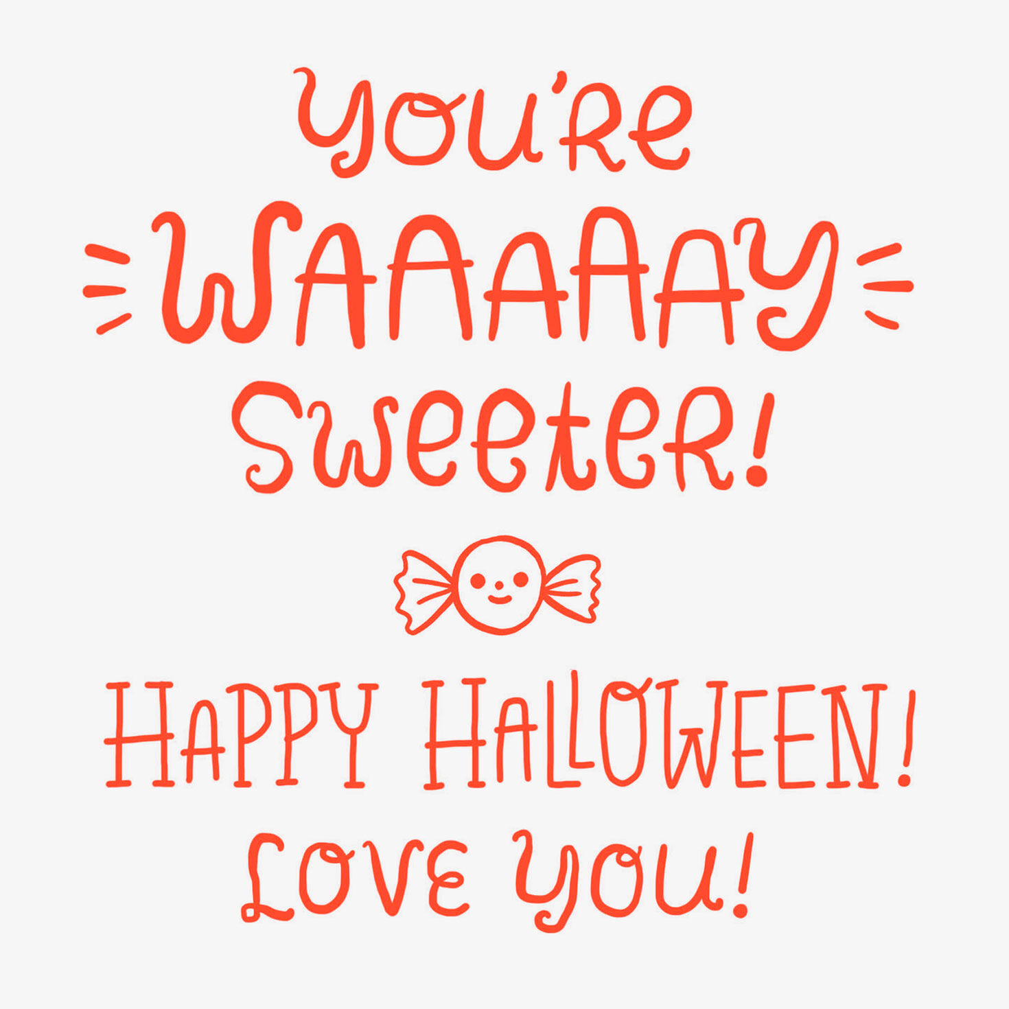 Candy Corn Halloween Card for Granddaughter