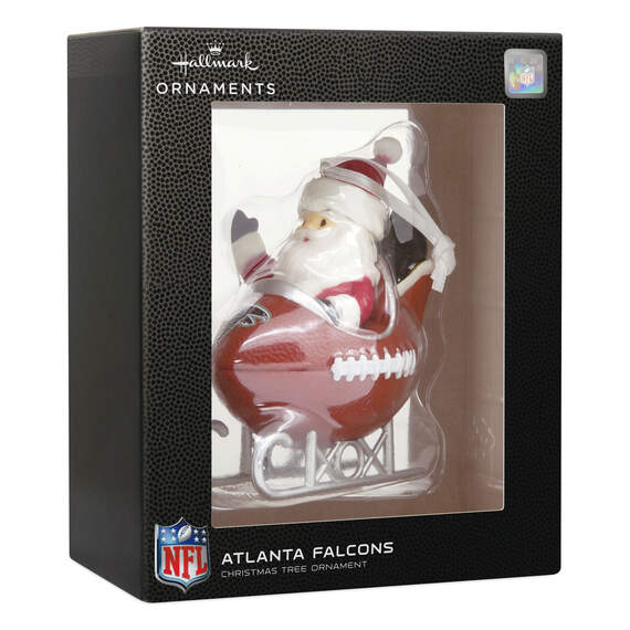 NFL Atlanta Falcons Santa Football Sled Hallmark Ornament, , large image number 4