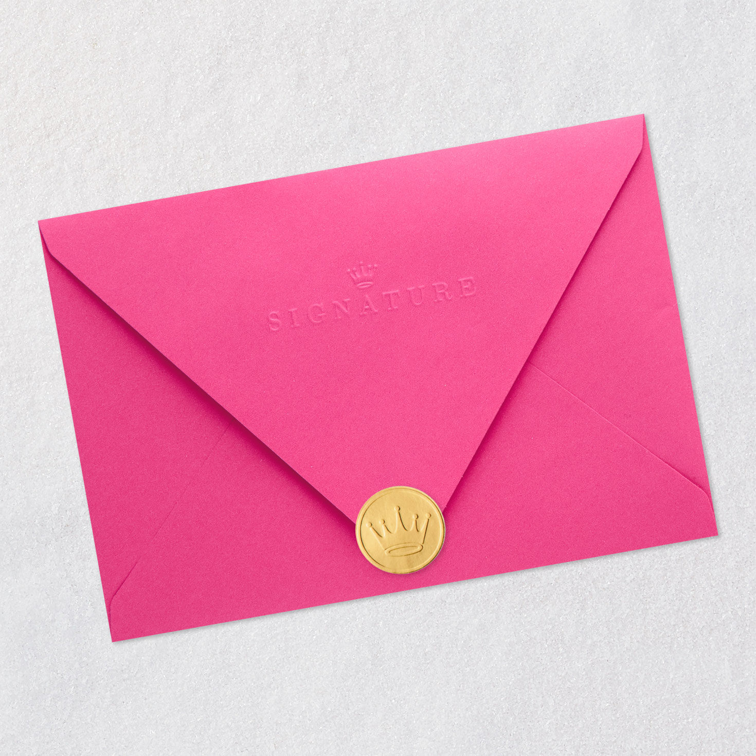 Cake Display and Flowers Birthday Card Envelope Back with Seal image number 8