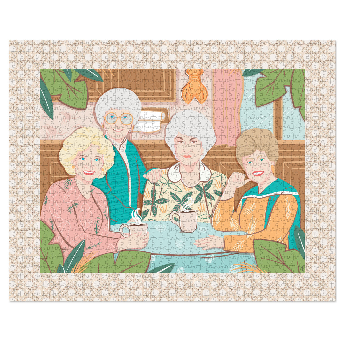 The Golden Girls at the Table 1000-Piece Puzzle puzzle flat image number 5