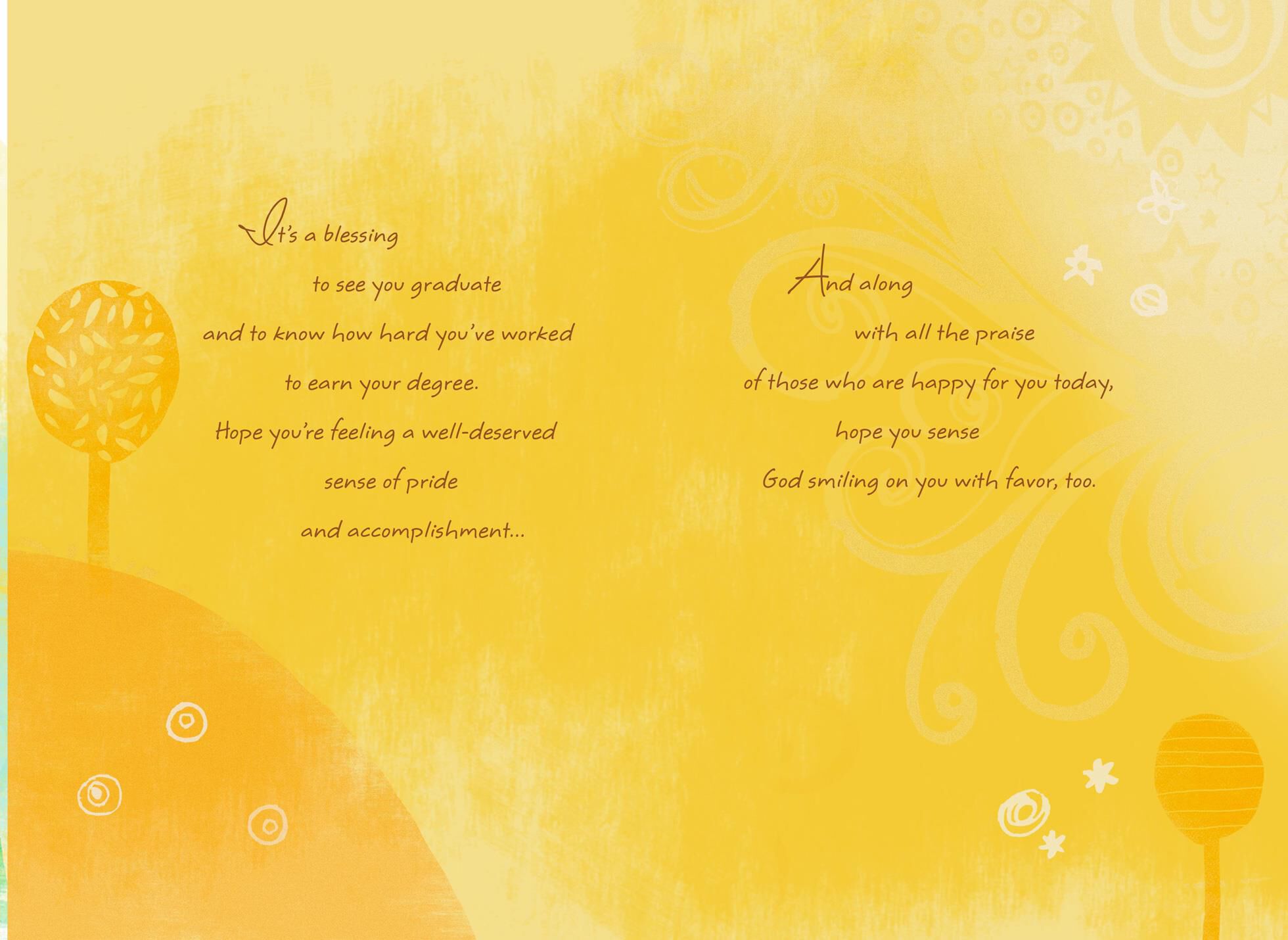 For a Special Goddaughter Receiving Her Degree Graduation Card