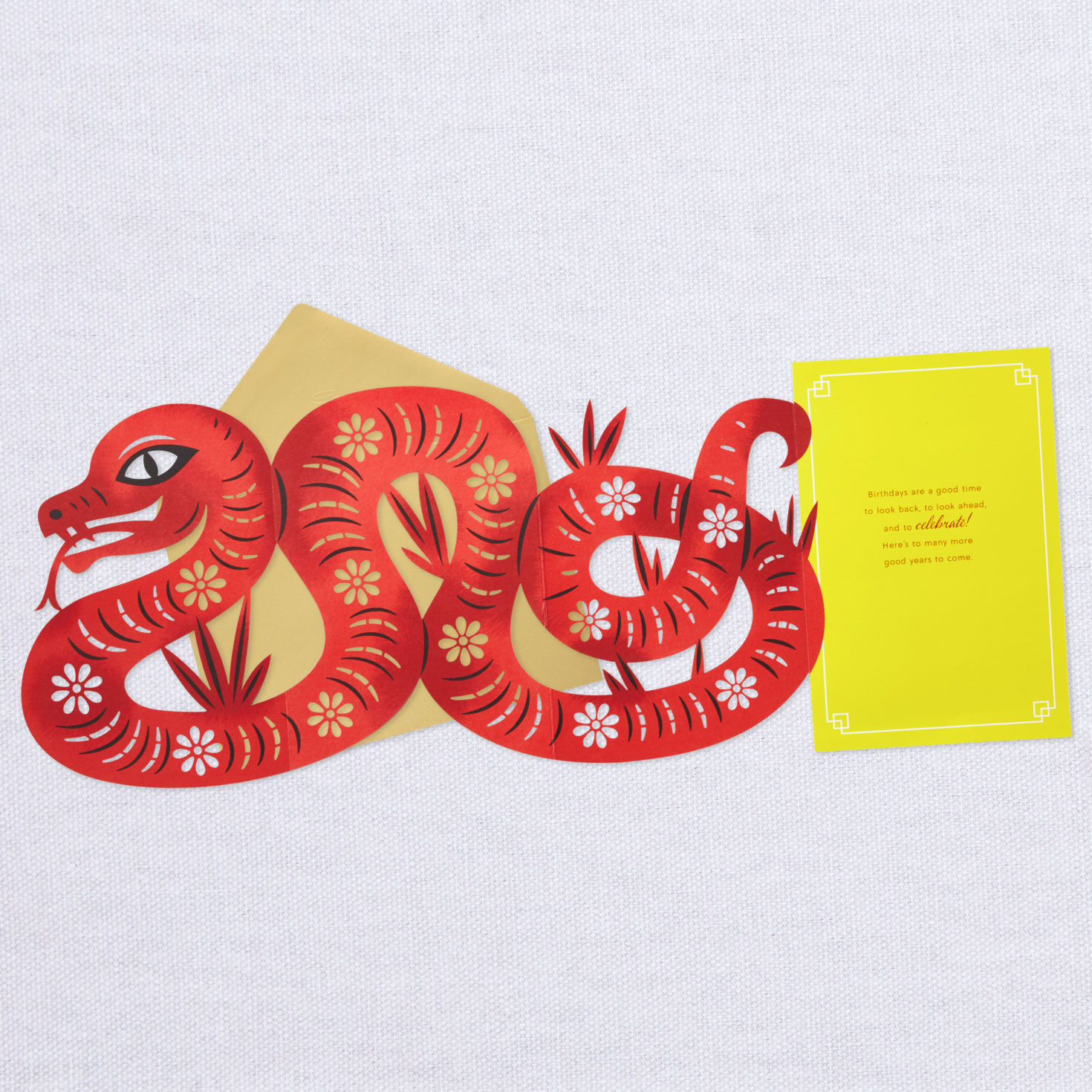 A Good Time to Celebrate Year of the Snake Birthday Card for only USD 6.99 | Hallmark