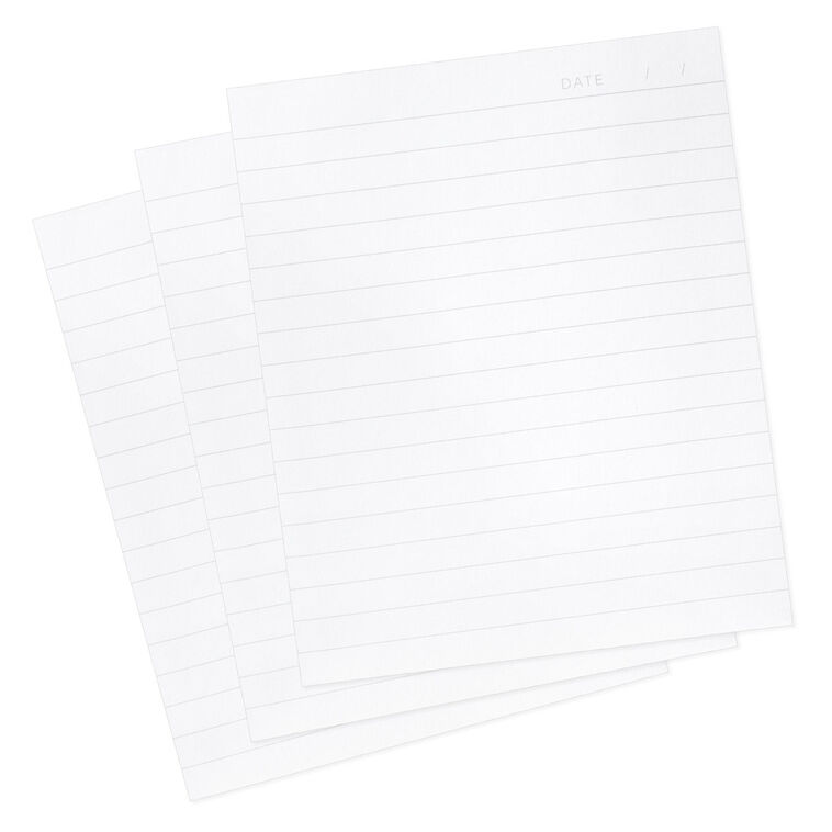 Pink and Gold Faux Leather Large List Pad detail image number 2