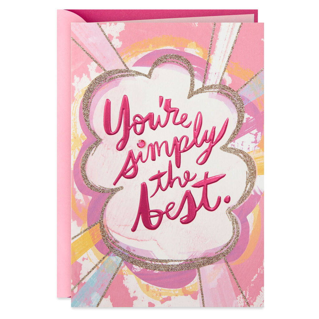 Simply The Best Birthday Card For Friend Greeting Cards Hallmark