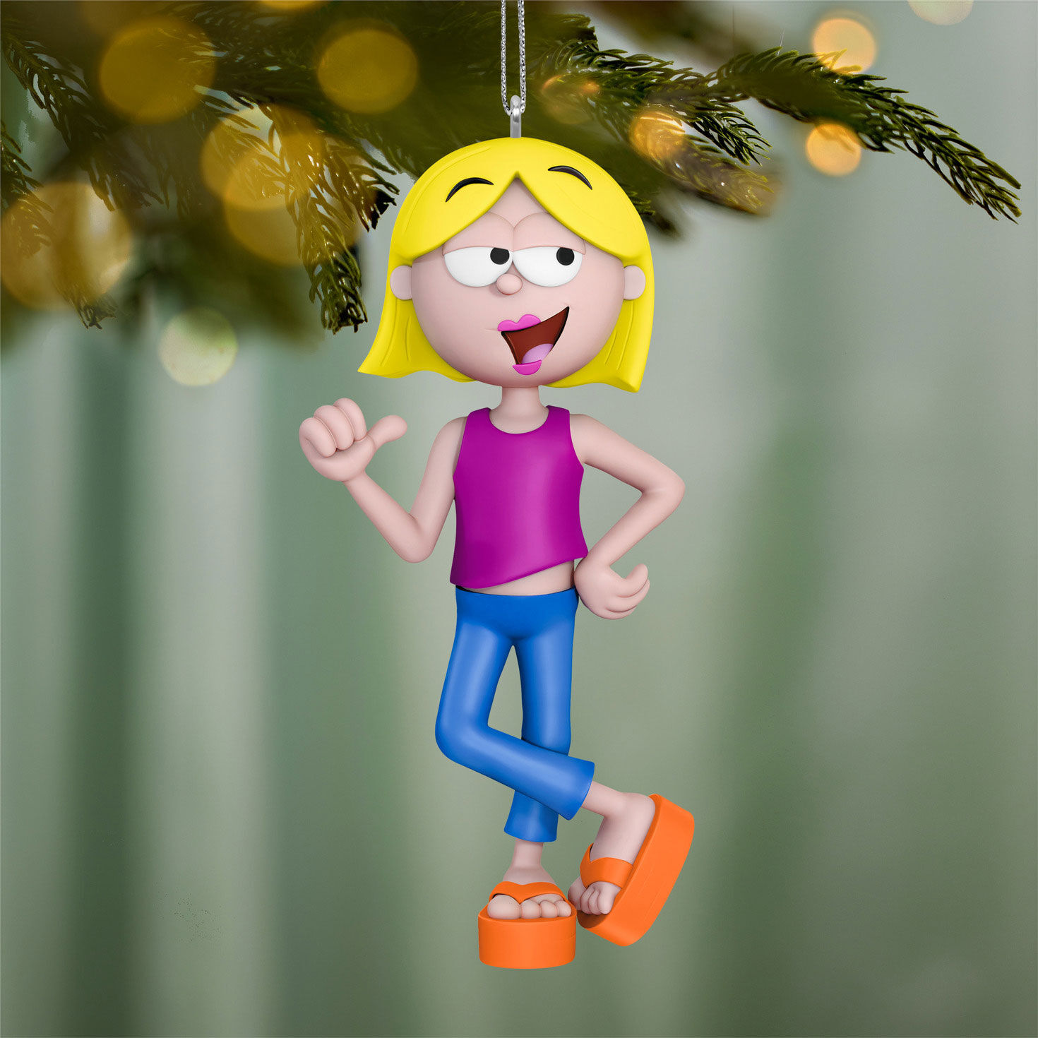 Disney Lizzie McGuire Keepsake Ornament hanging on tree image number 2