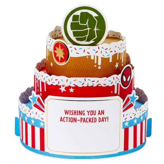 Marvel Action-Packed Wishes Pop-Up Birthday Card, , large image number 2