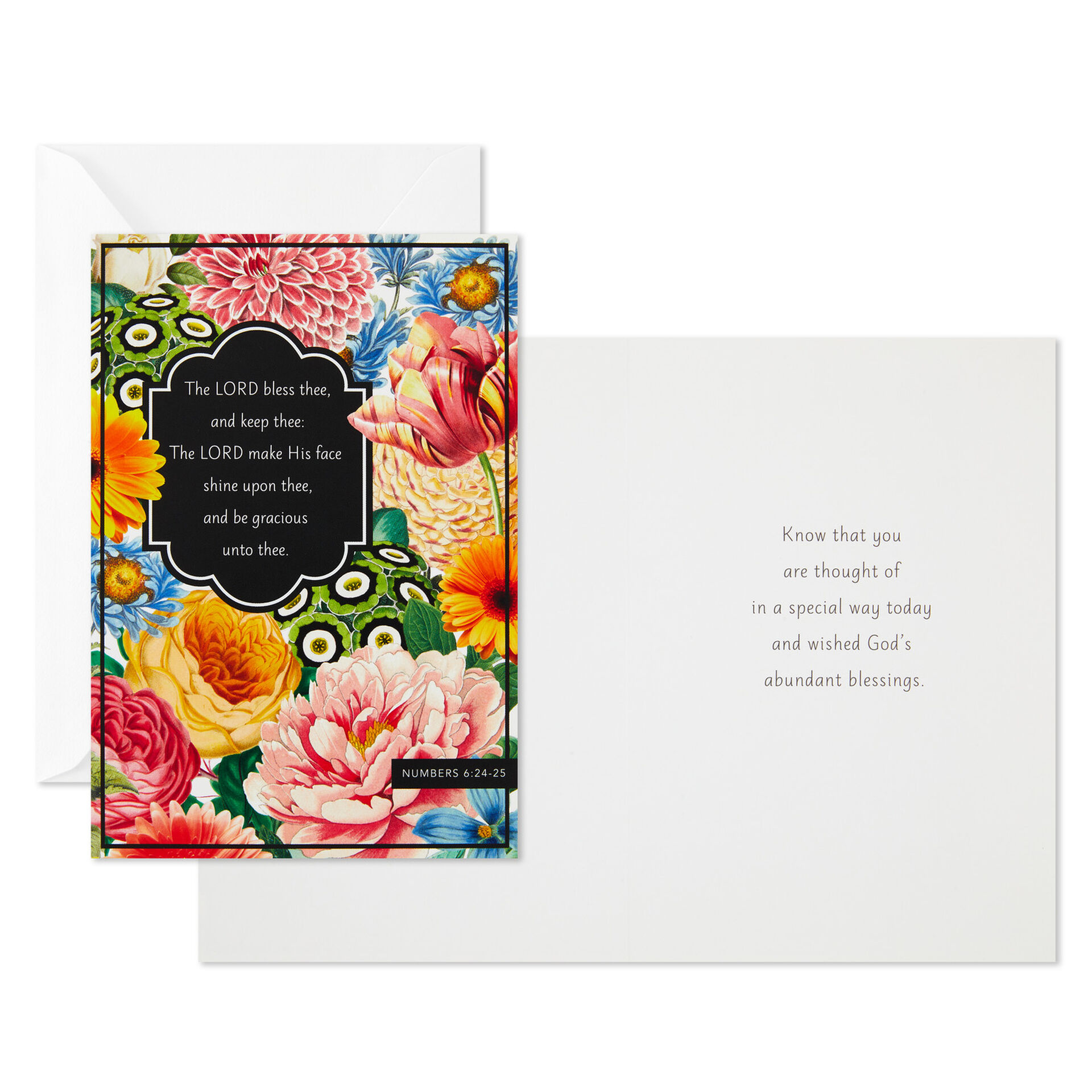 Floral Assorted Religious Thinking of You Cards, Box of 12  Boxed